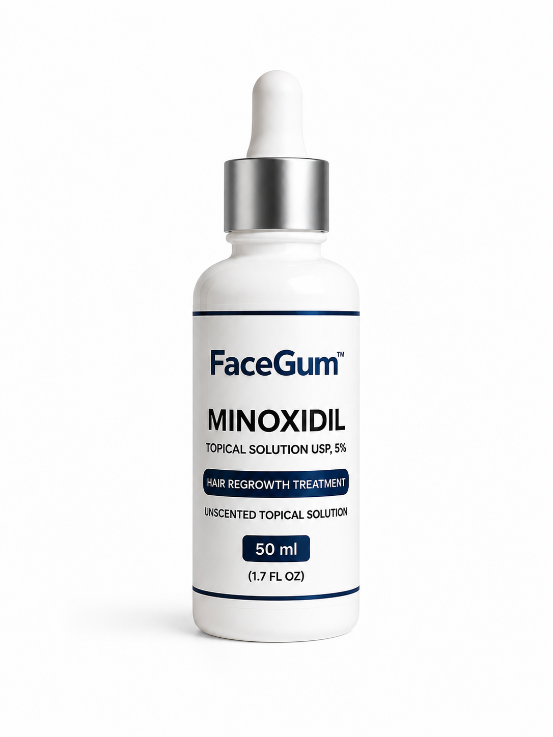 Pack Repousse Barbe & Cheveux FaceGum™ | Minoxidil 5% 50ml + Derma Roller 540 aiguilles